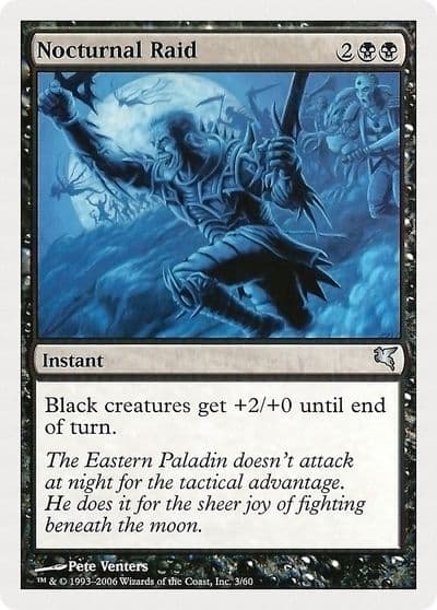 Nocturnal Raid Magic Encyclopedia 2005 (Salvat/Hachette) Magic card