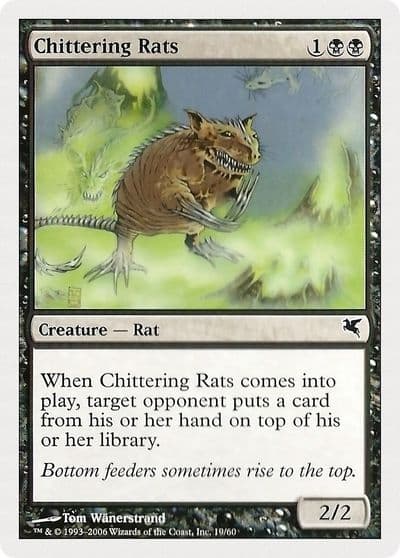 Chittering Rats 19 Magic Encyclopedia 2005 (Salvat/Hachette) Magic card