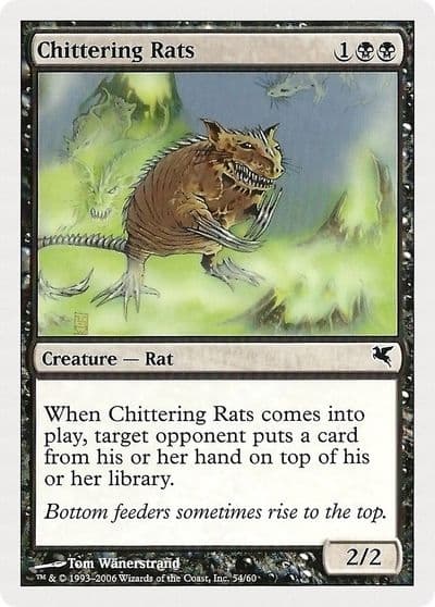 Chittering Rats 54 Magic Encyclopedia 2005 (Salvat/Hachette) Magic card