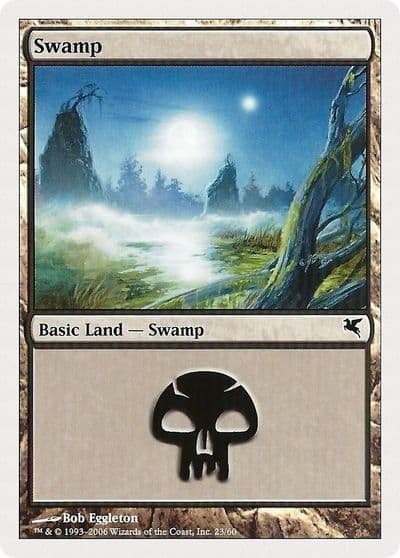 Swamp 23 Magic Encyclopedia 2005 (Salvat/Hachette) Magic card