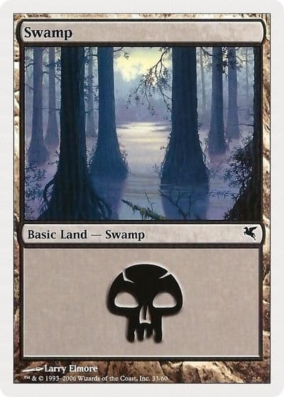 Swamp 33 Magic Encyclopedia 2005 (Salvat/Hachette) Magic card