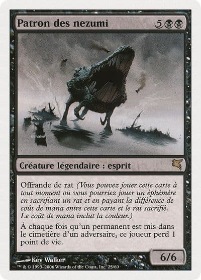 Patron of the Nezumi French Patron des nezumi Magic Encyclopedia 2005 (Salvat/Hachette) Magic card
