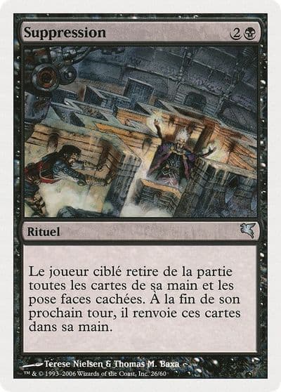 Suppress French Suppression Magic Encyclopedia 2005 (Salvat/Hachette) Magic card