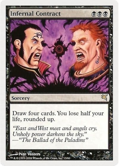Infernal Contract Magic Encyclopedia 2005 (Salvat/Hachette) Magic card