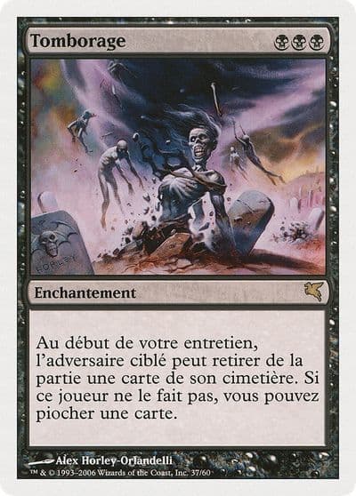 Gravestorm French Tomborage Magic Encyclopedia 2005 (Salvat/Hachette) Magic card