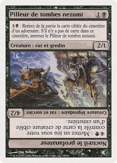 Nezumi Graverobber Nighteyes the Desecrator French Pilleur de tombes nezumi A39 Magic Encyclopedia 2005 (Salvat/Hachette) Magic card