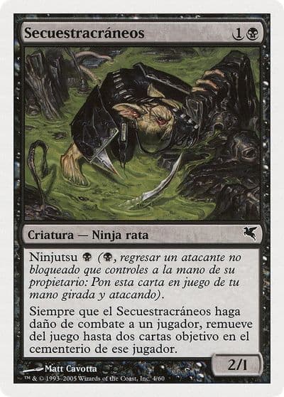 Skullsnatcher Spanish Secuestracraneos A4 Magic Encyclopedia 2005 (Salvat/Hachette) Magic card