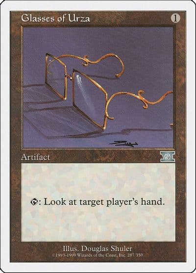 Glasses of Urza Classic Sixth Edition Magic card