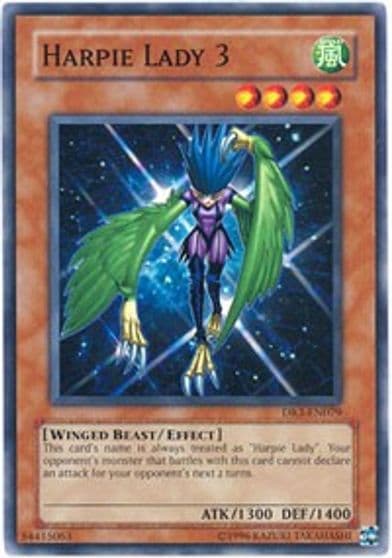 Harpie Lady 3 Dark Revelation Volume 3 Yu-Gi-Oh! card