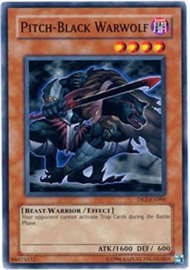 Pitch Black Warwolf Dark Revelation Volume 3 Yu-Gi-Oh! card