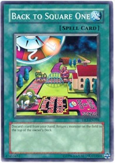 Back to Square One Dark Revelation Volume 3 Yu-Gi-Oh! card