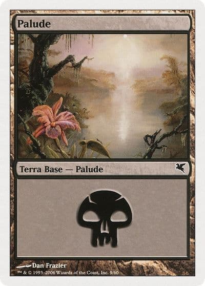 Swamp Italian Palide A9 Magic Encyclopedia 2005 (Salvat/Hachette) Magic card