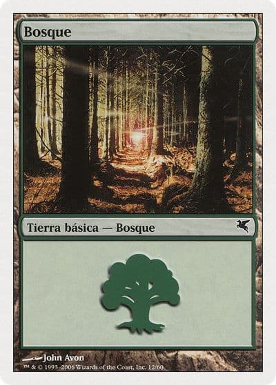 Forest French Foret B12 Magic Encyclopedia 2005 (Salvat/Hachette) Magic card