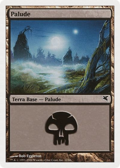 Swamp Italian Palide F12 Magic Encyclopedia 2005 (Salvat/Hachette) Magic card