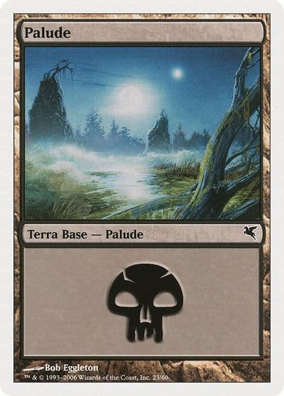 Swamp Italian Palide A23 Magic Encyclopedia 2005 (Salvat/Hachette) Magic card