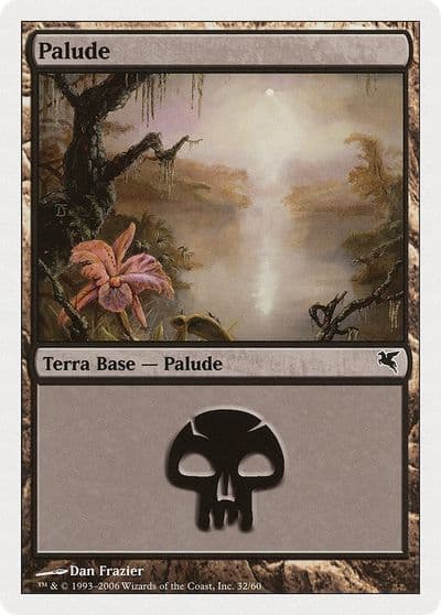 Swamp Italian Palide F32 Magic Encyclopedia 2005 (Salvat/Hachette) Magic card