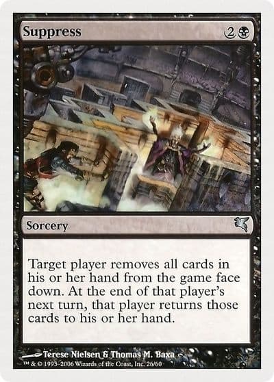 Suppress Magic Encyclopedia 2005 (Salvat/Hachette) Magic card