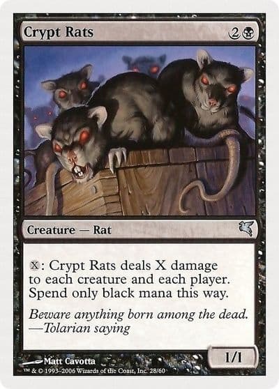 Crypt Rats Magic Encyclopedia 2005 (Salvat/Hachette) Magic card