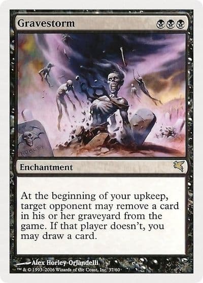 Gravestorm Magic Encyclopedia 2005 (Salvat/Hachette) Magic card