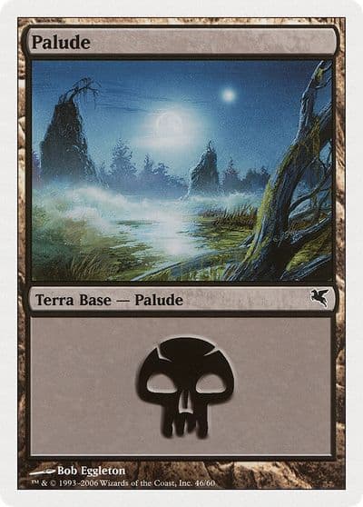 Swamp Italian Palide F46 Magic Encyclopedia 2005 (Salvat/Hachette) Magic card
