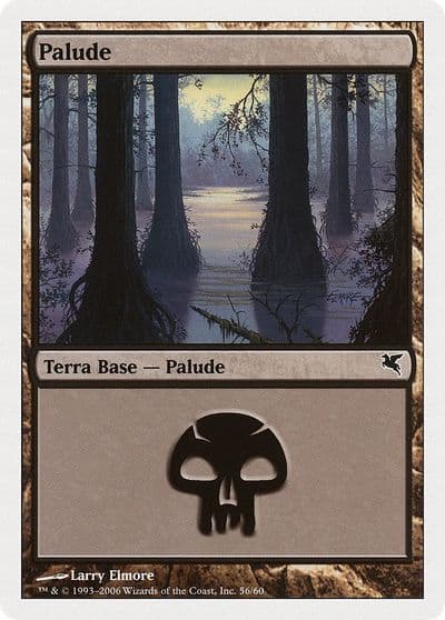 Swamp Italian Palide F56 Magic Encyclopedia 2005 (Salvat/Hachette) Magic card