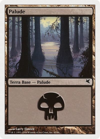 Swamp Italian Palide F60 Magic Encyclopedia 2005 (Salvat/Hachette) Magic card