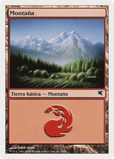 Mountain Spanish Montana D9 Magic Encyclopedia 2005 (Salvat/Hachette) Magic card