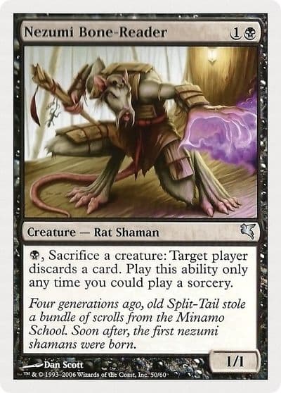 Nezumi Bone Reader Magic Encyclopedia 2005 (Salvat/Hachette) Magic card