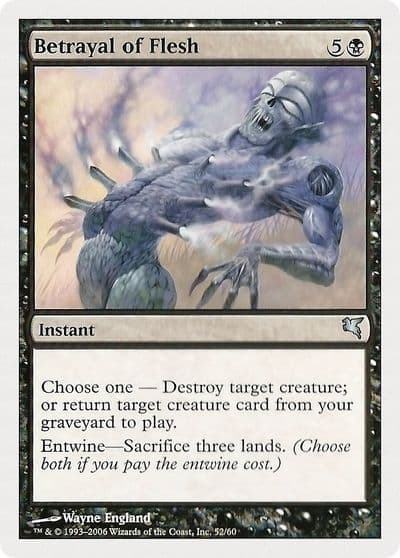 Betrayal of Flesh Magic Encyclopedia 2005 (Salvat/Hachette) Magic card