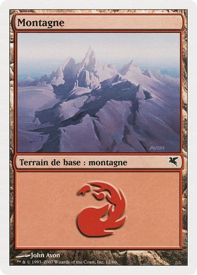 Mountain French Montagne C12 Magic Encyclopedia 2005 (Salvat/Hachette) Magic card