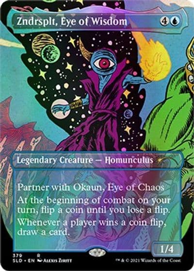Zndrsplt Eye of Wisdom Secret Lair Drop Series Magic card