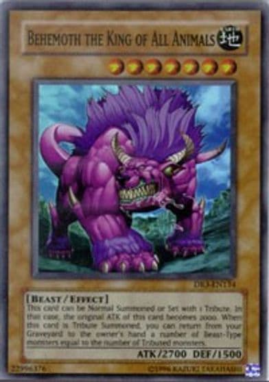 Behemoth the King of All Animals Dark Revelation Volume 3 Yu-Gi-Oh! card