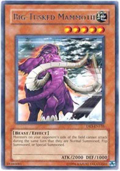 Big Tusked Mammoth Dark Revelation Volume 3 Yu-Gi-Oh! card
