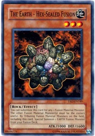 The Earth Hex Sealed Fusion Dark Revelation Volume 3 Yu-Gi-Oh! card