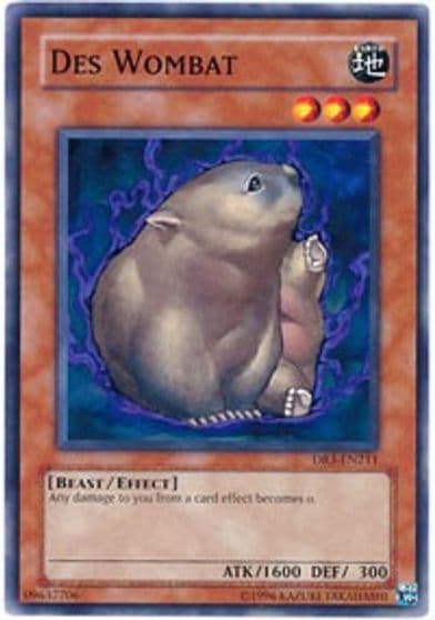 Des Wombat Dark Revelation Volume 3 Yu-Gi-Oh! card