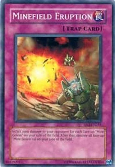 Minefield Eruption Dark Revelation Volume 3 Yu-Gi-Oh! card