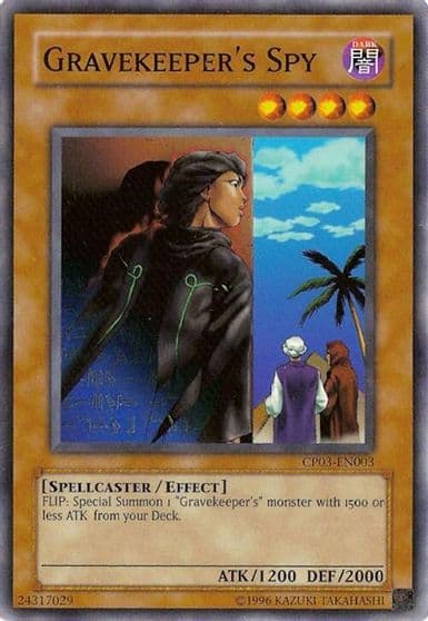 Gravekeepers Spy Champion Pack 3 Yu-Gi-Oh! card