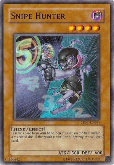 Snipe Hunter Champion Pack 3 Yu-Gi-Oh! card