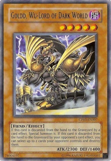 Goldd Wu Lord of Dark World Champion Pack 3 Yu-Gi-Oh! card