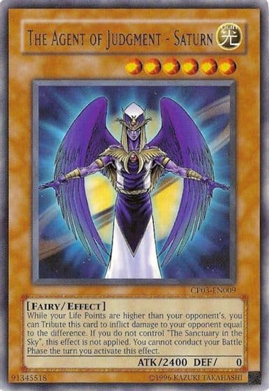 The Agent of Judgment Saturn Champion Pack 3 Yu-Gi-Oh! card