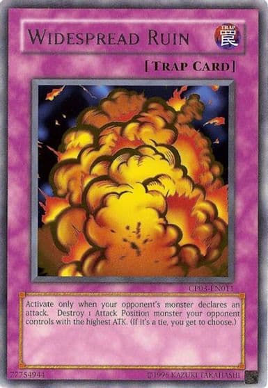 Widespread Ruin Champion Pack 3 Yu-Gi-Oh! card