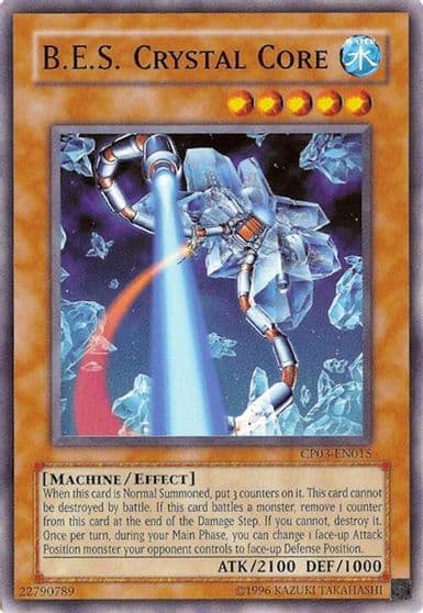 BES Crystal Core Champion Pack 3 Yu-Gi-Oh! card