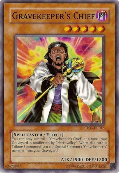Gravekeepers Chief Champion Pack 3 Yu-Gi-Oh! card