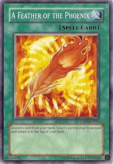 A Feather of the Phoenix Champion Pack 3 Yu-Gi-Oh! card