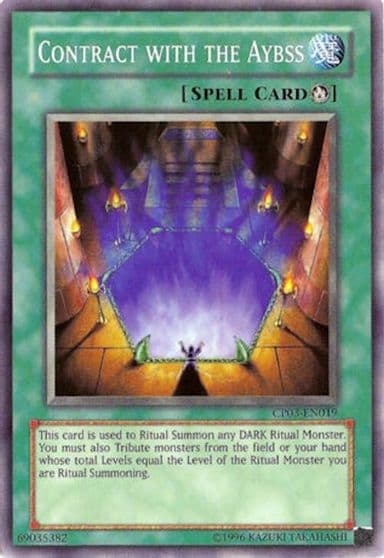 Contract with the Abyss Champion Pack 3 Yu-Gi-Oh! card