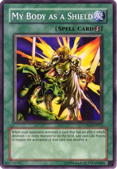 My Body as a Shield Champion Pack 1 Yu-Gi-Oh! card