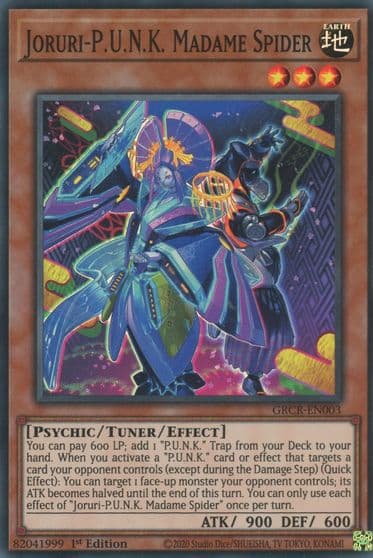 Joruri PUNK Madame Spider The Grand Creators Yu-Gi-Oh! card