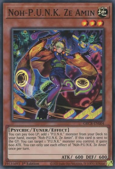 Noh PUNK Ze Amin The Grand Creators Yu-Gi-Oh! card