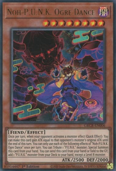 Noh PUNK Ogre Dance The Grand Creators Yu-Gi-Oh! card