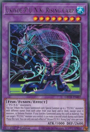 Ukiyoe PUNK Rising Carp The Grand Creators Yu-Gi-Oh! card